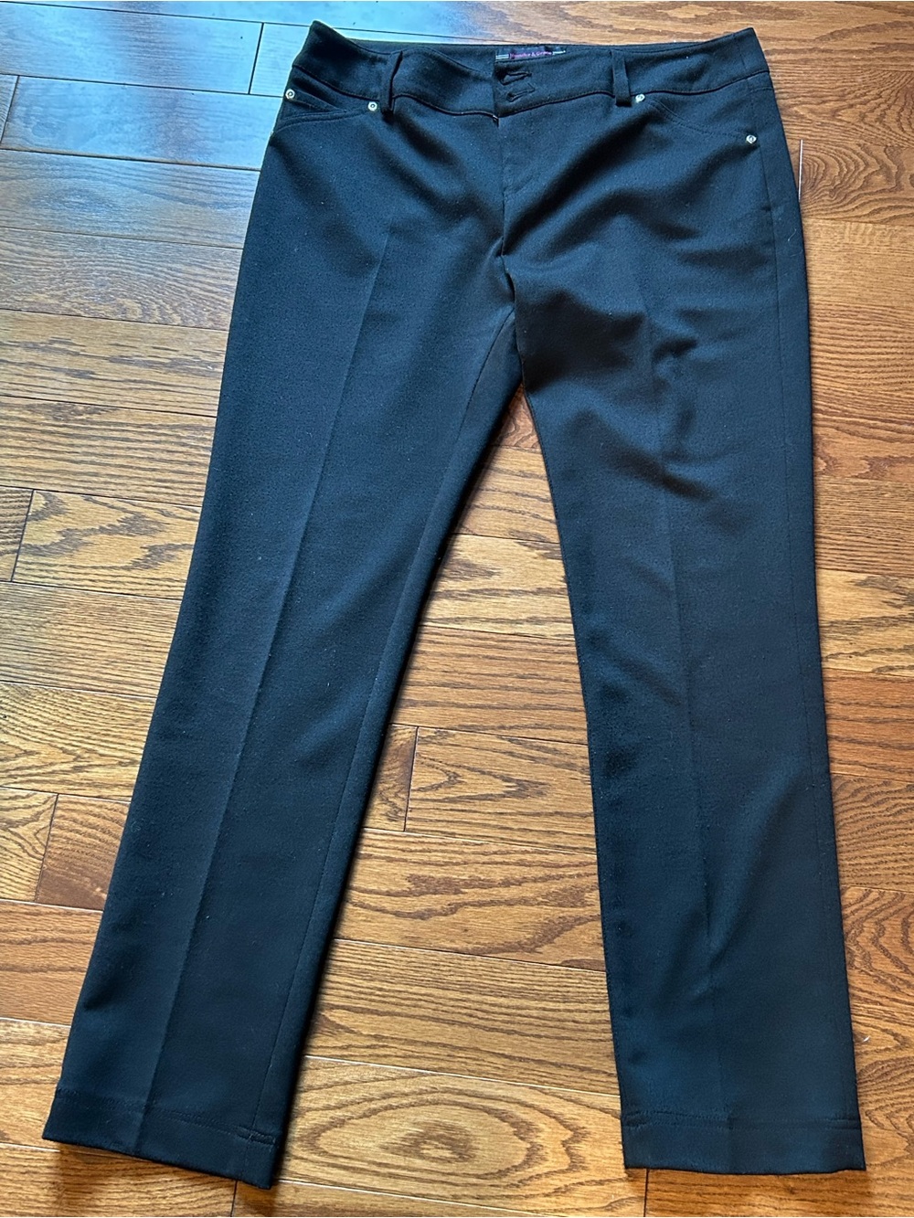 Jennifer & Grace Women's Black Straight-Leg Dress Pants Sz 12